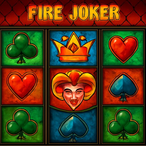 500bet Fire Joker আগুন থিমের স্লট বোর্ড